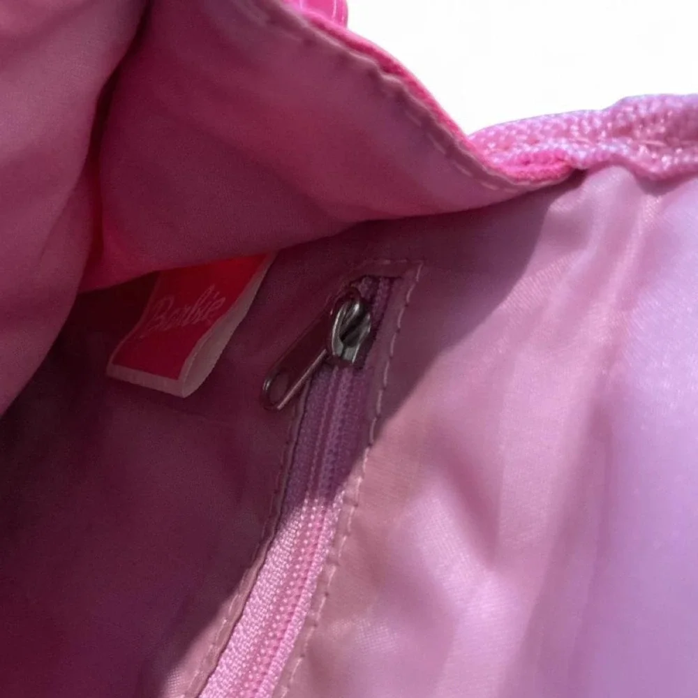 Vintage Barbie Crossbody Bag Kids OS Pink Excellent 2002 Rainbow Wallet Purse